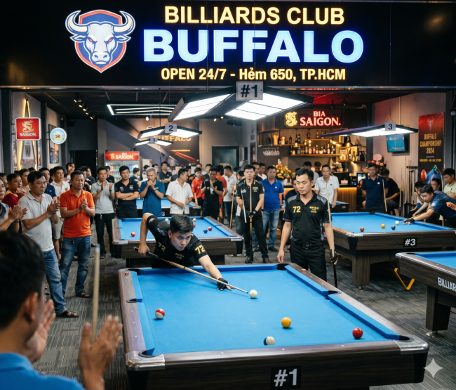 Khai Trương Billiards Club Buffalo – Điểm Đến Đẳng Cấp Cho Cơ Thủ Chuyên Nghiệp